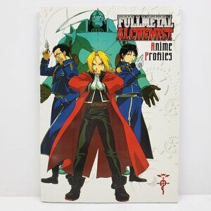 Full Metal Alchemist Hiromu Anime Profiles Book w/ Poster Intact VIZ Media 2004